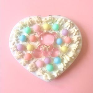 Kawaii Heart Small Compact Mirror